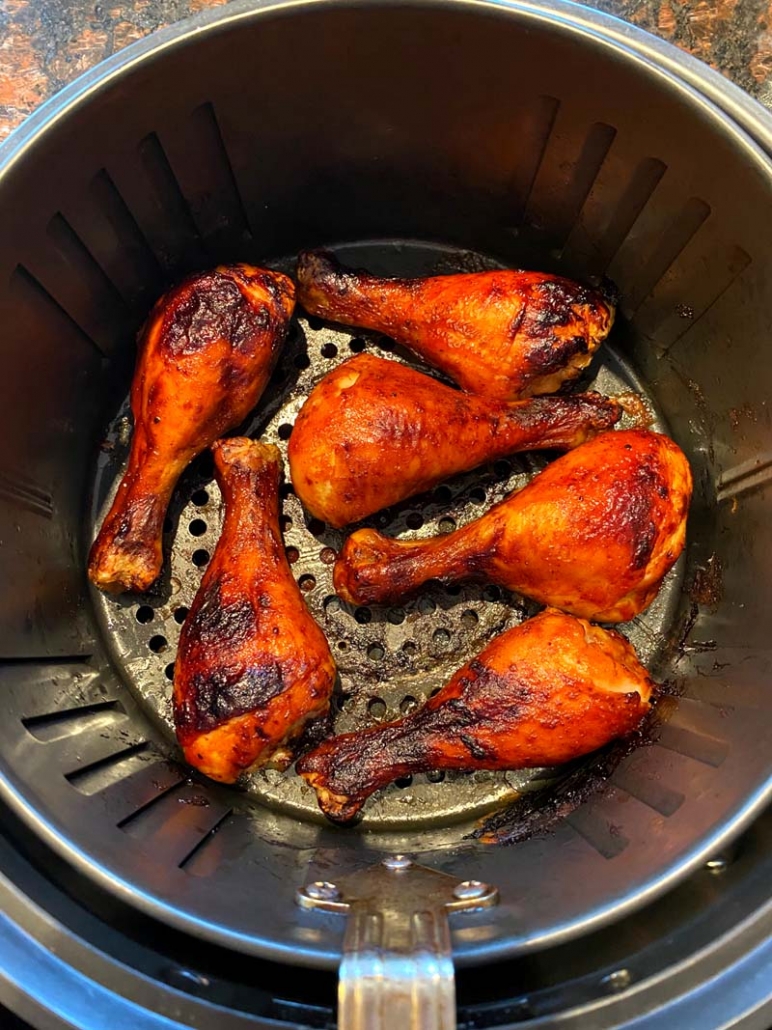 Air fryer bbq chicken legs