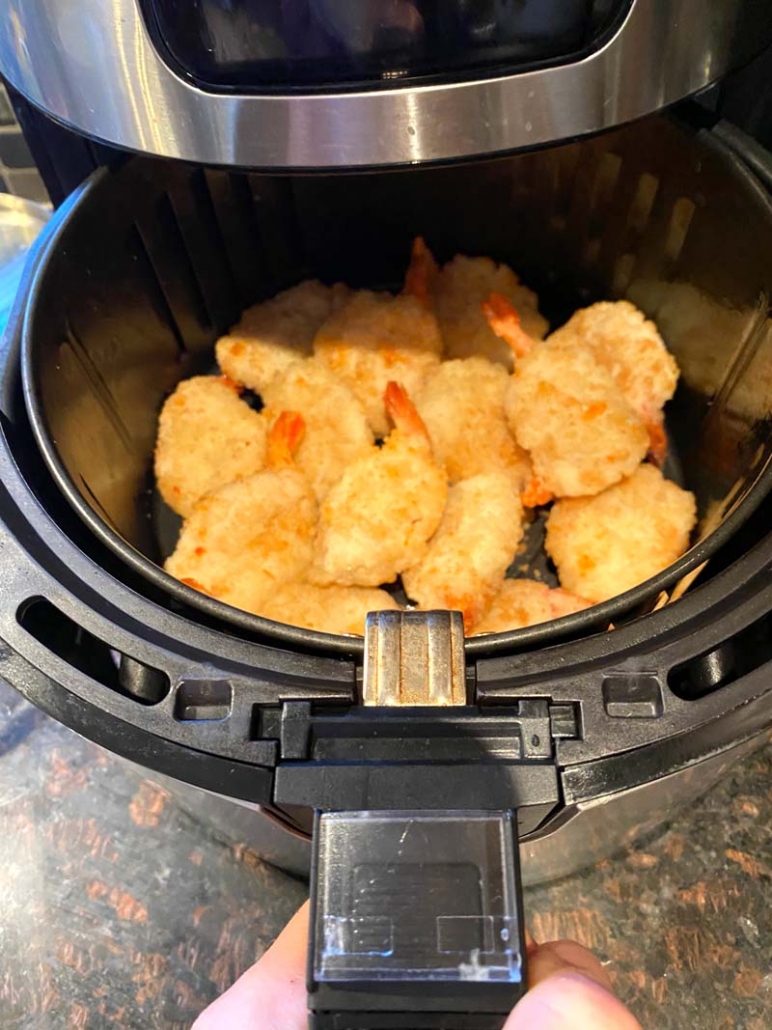 how to make breaded shrimp in an air fryer