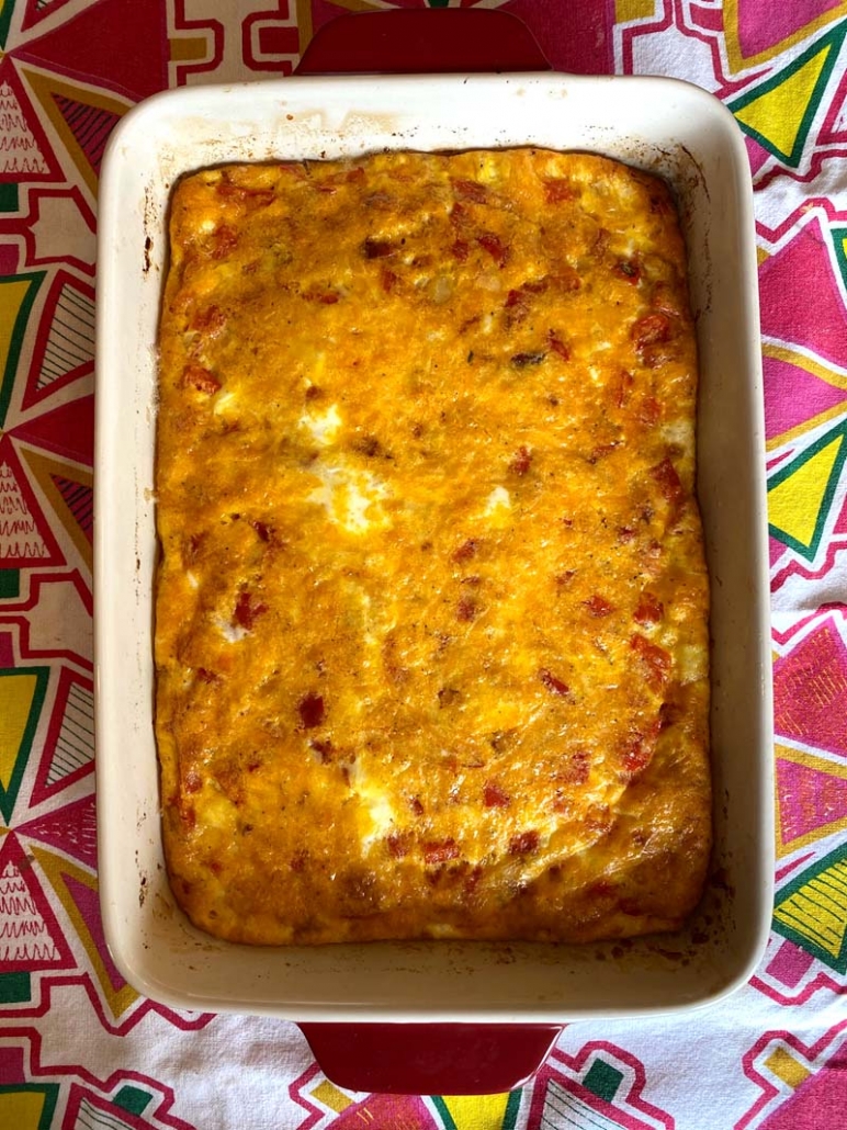 oven frittata for a crowd