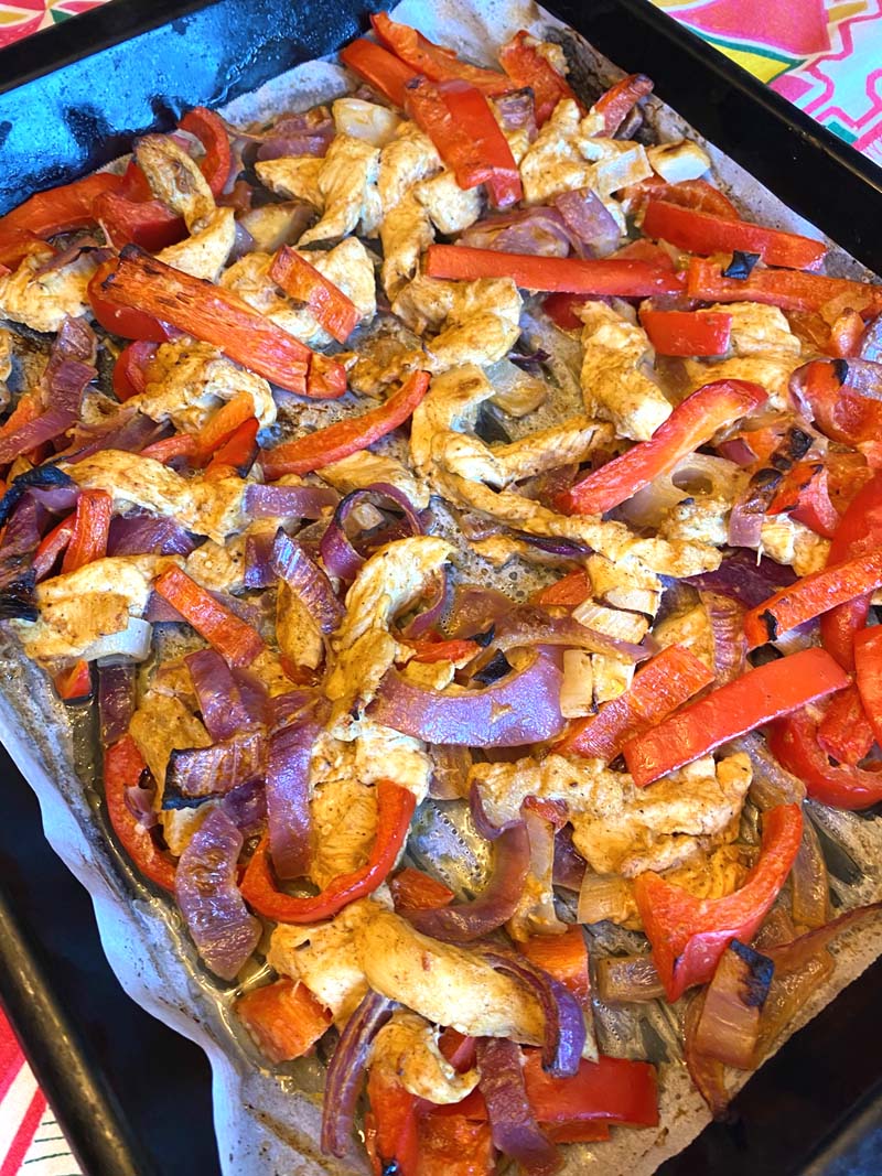 Sheet Pan Chicken Fajitas – Melanie Cooks