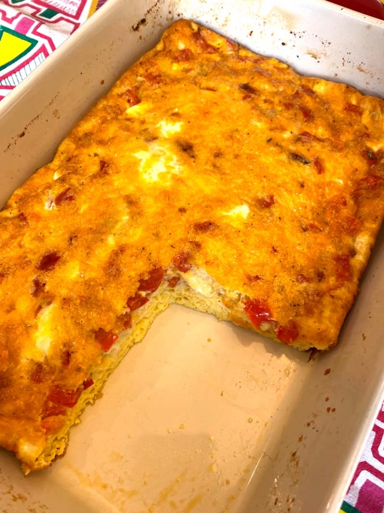 Toaster Oven Frittata for Two