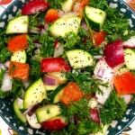 Radish Zucchini Salad