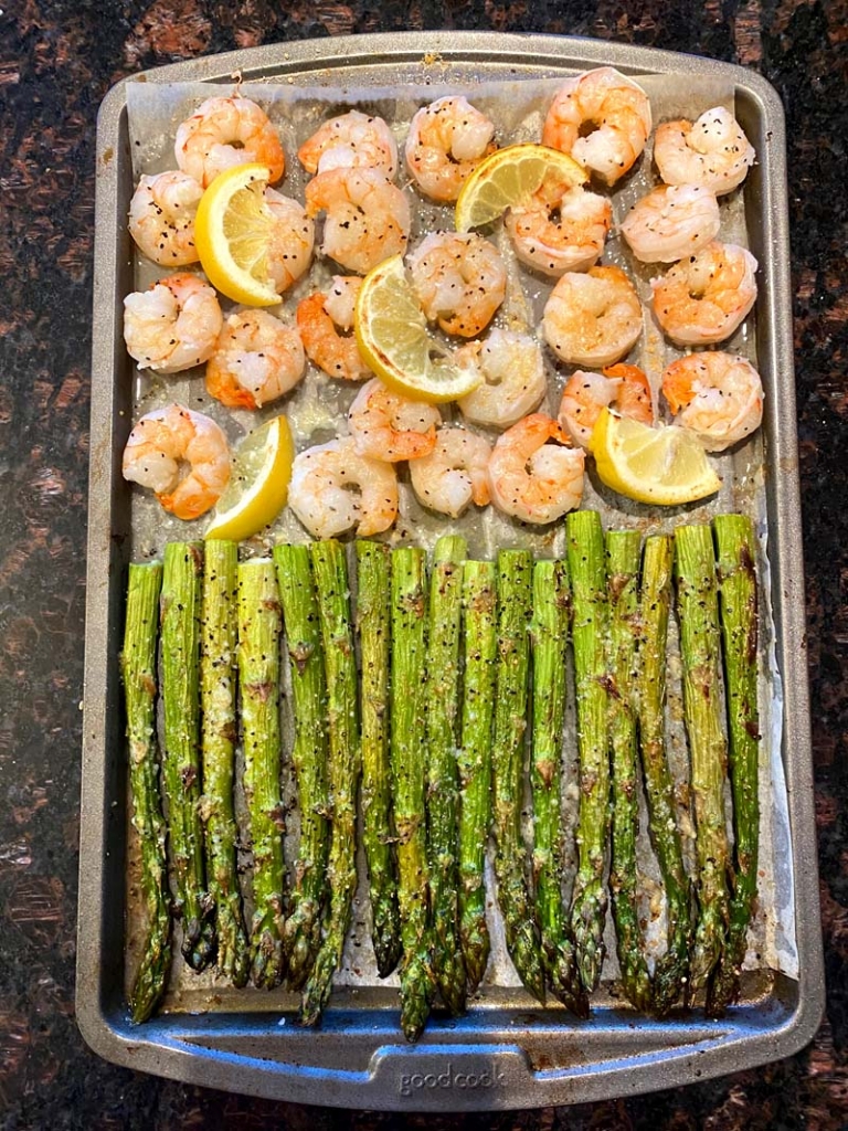 Sheet Pan Shrimp And Asparagus