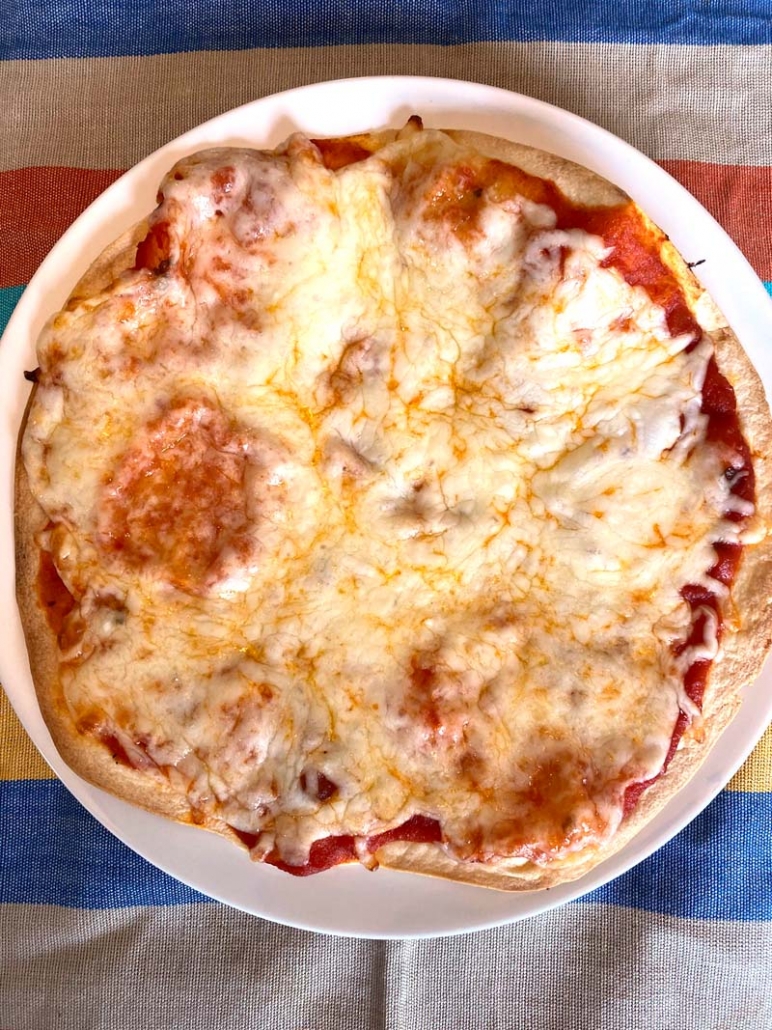 Tortizza ou pizza tortilla - ChezCachou