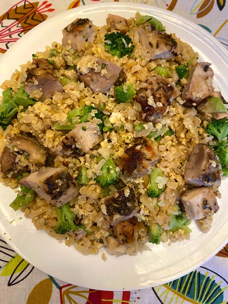 Chicken Cauliflower Fried Rice