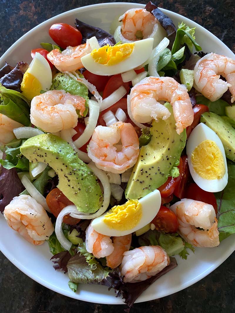 Shrimp Egg Avocado Salad – Melanie Cooks
