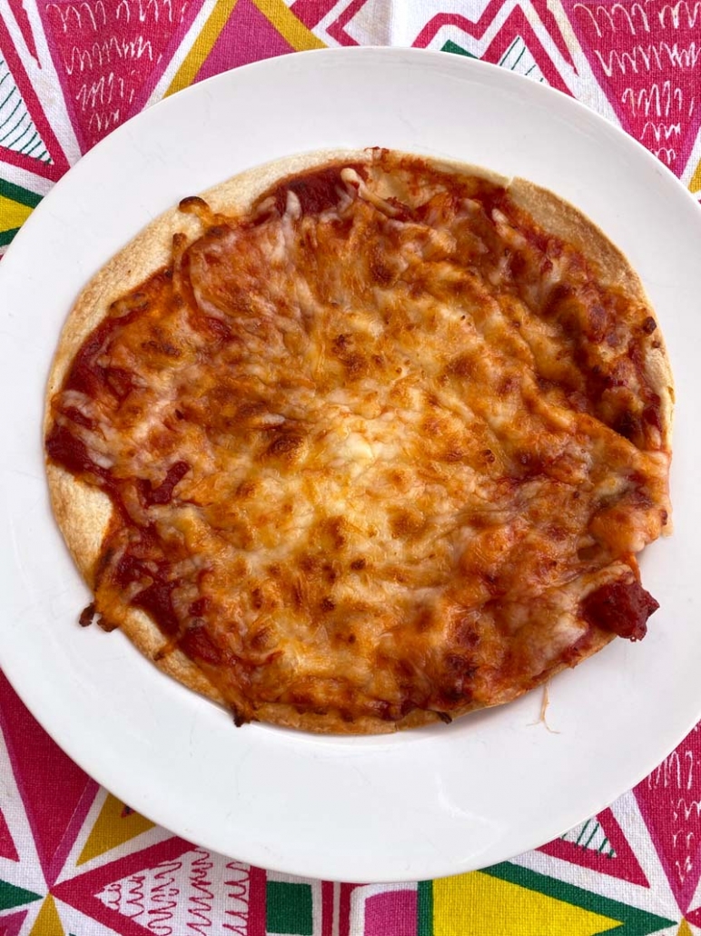 Air Fryer Tortilla Pizza – Melanie Cooks