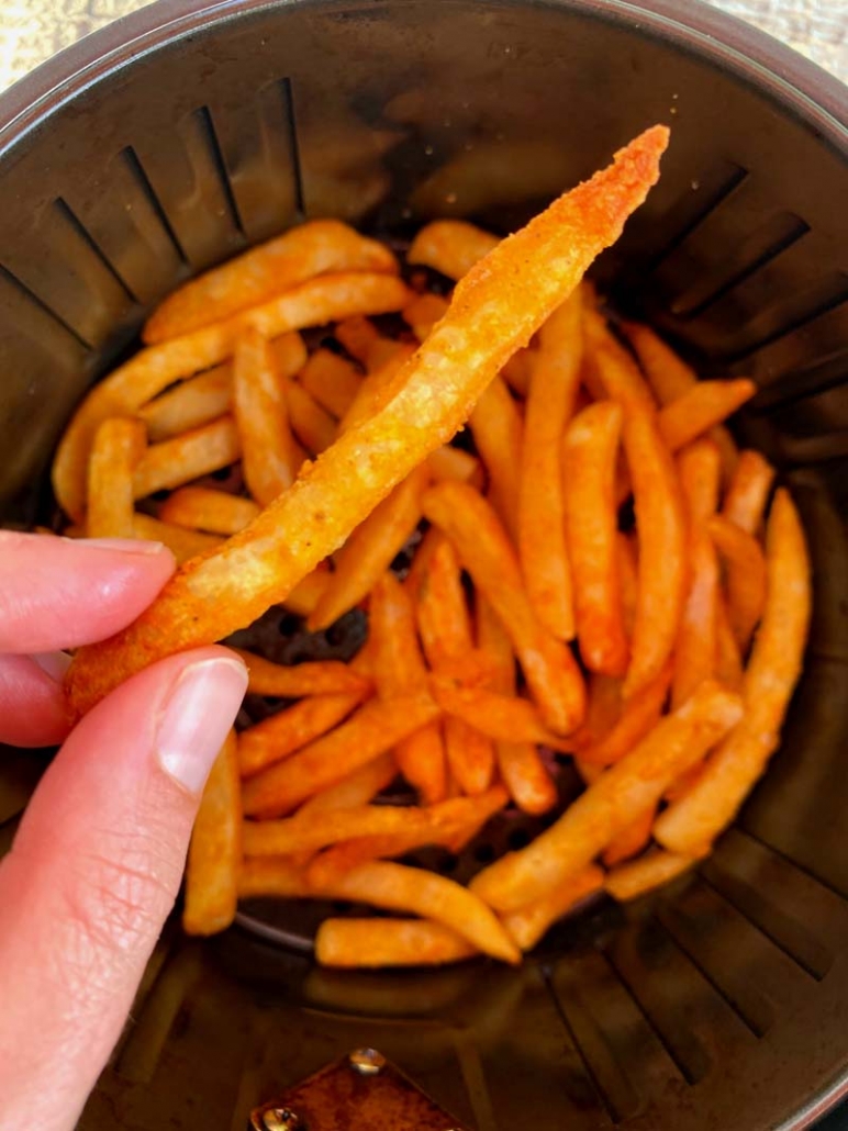 Instant Pot Air Fryer Frozen French Fries - Paint The Kitchen Red