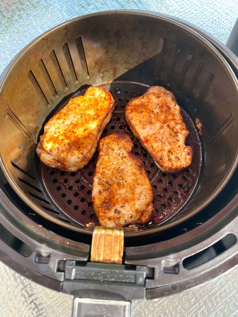 Instant vortex air cheap fryer boneless pork chops