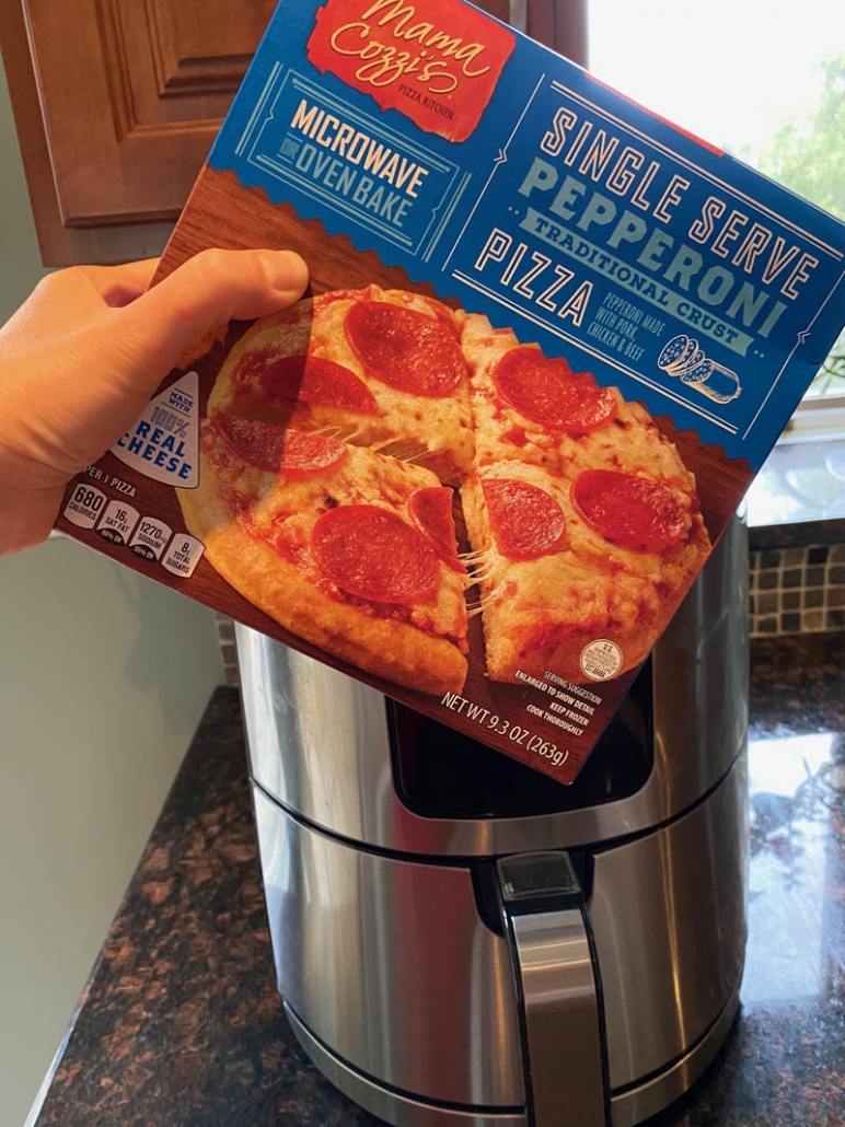 Air Fryer Frozen Pizza - Personal Size - Tammilee Tips
