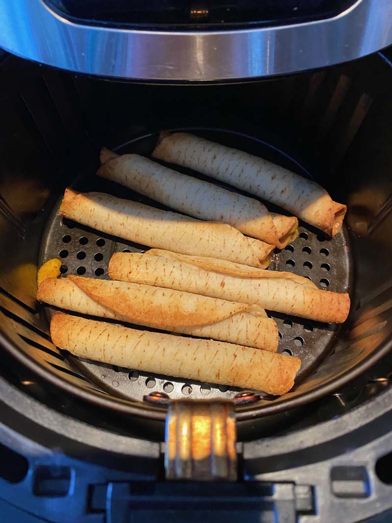 Air Fryer Frozen Taquitos – Melanie Cooks