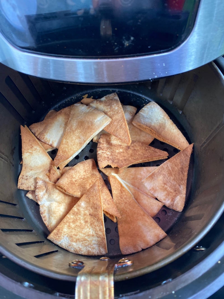 cooking air fryer pita bread chips