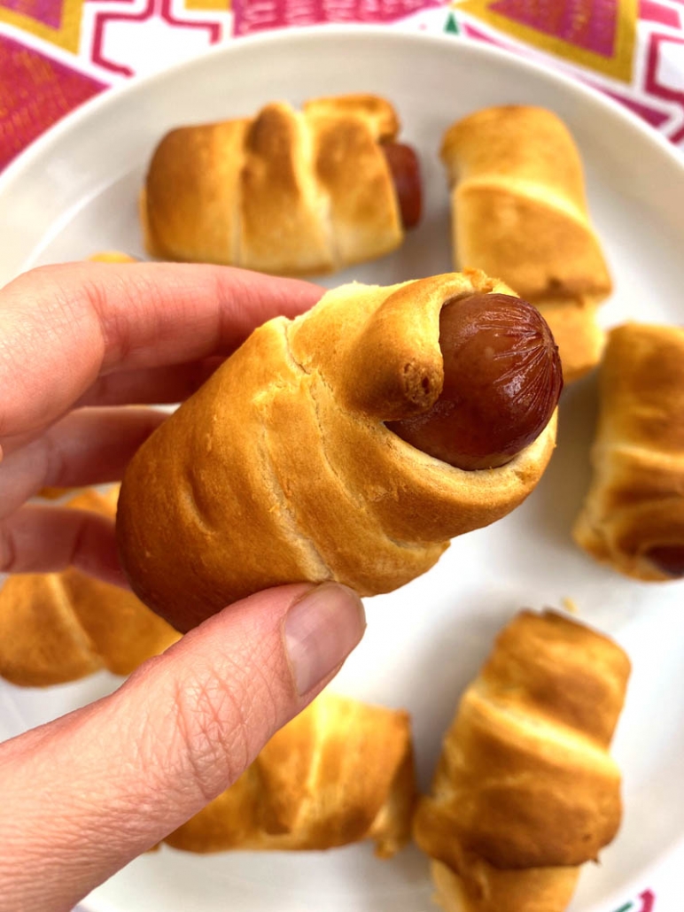 air fryer crescent dogs