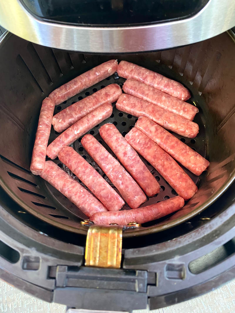 air fried breakfast sausage links