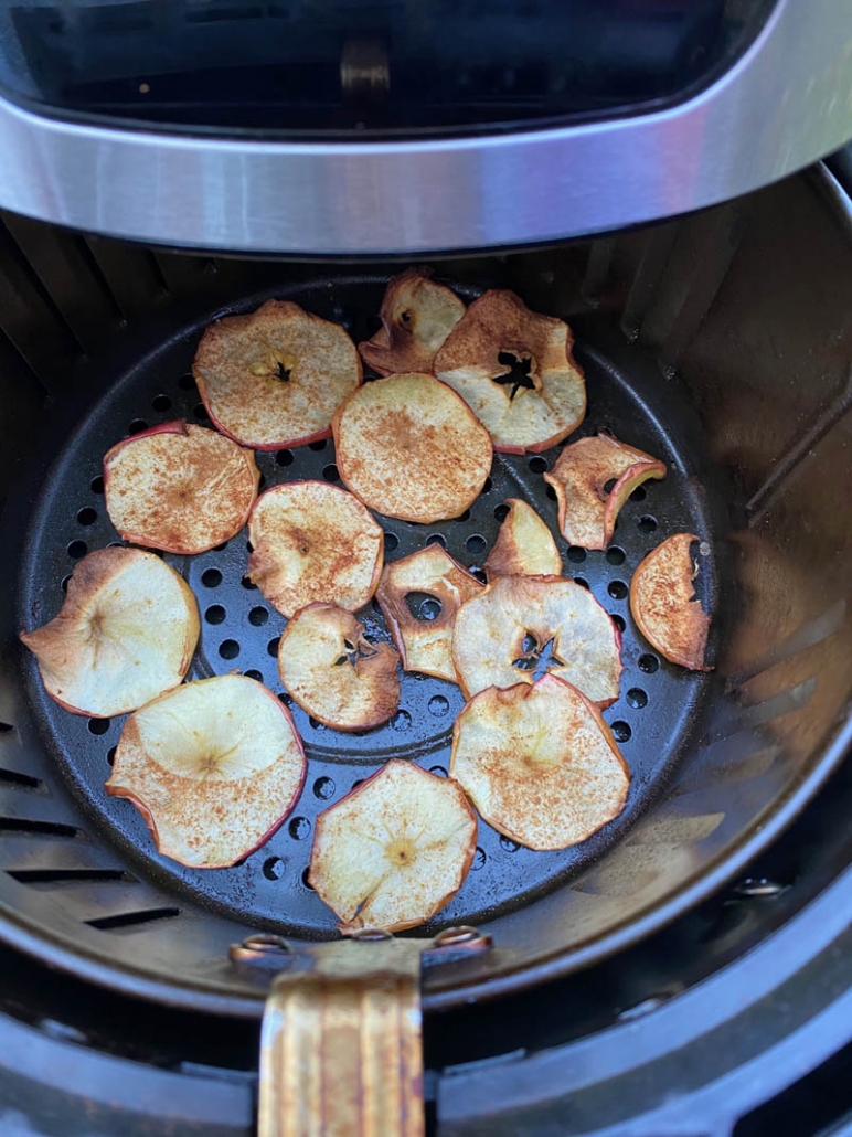 air fryer apple chips