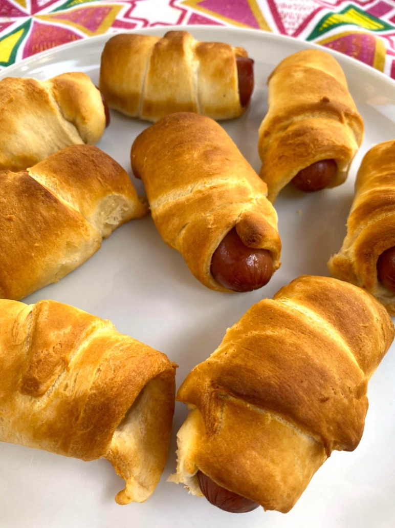 crescent hot dogs in the air fryer