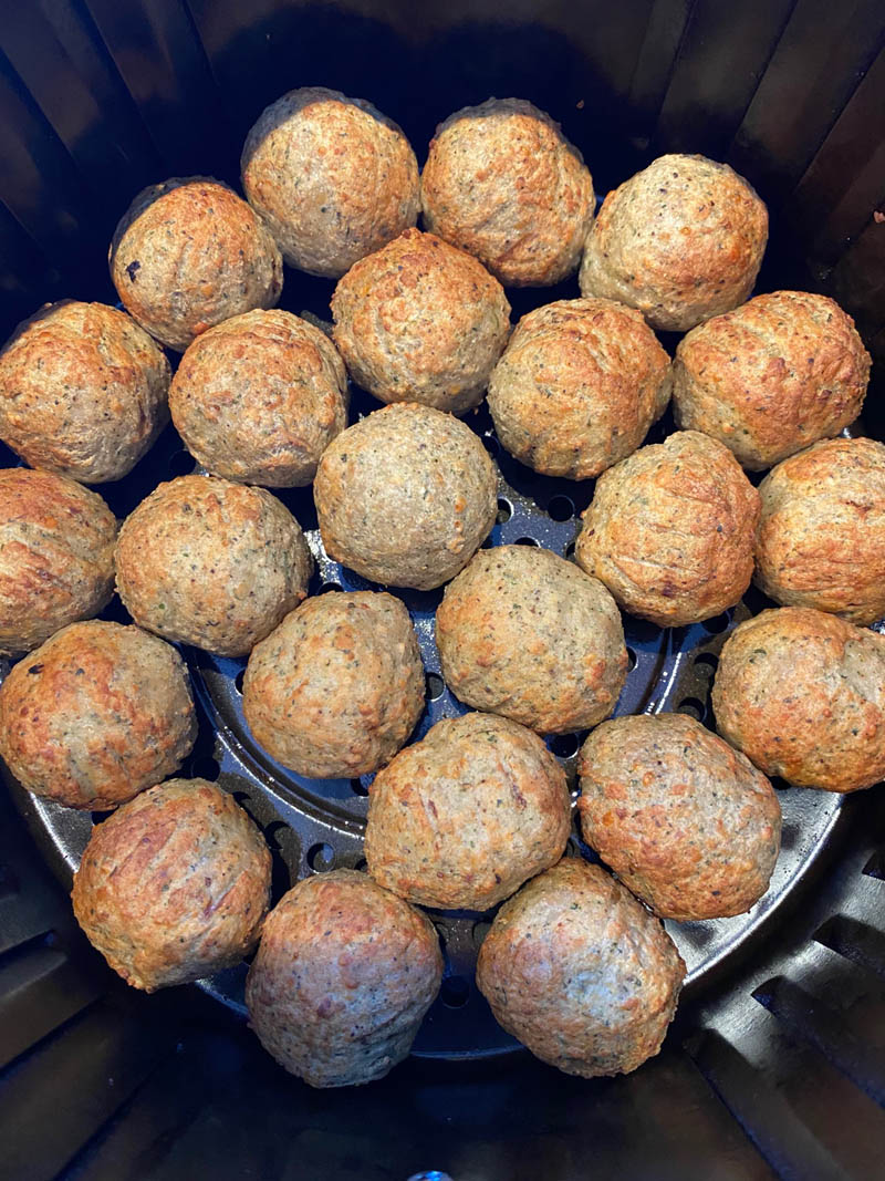 Air Fryer Frozen Meatballs – Melanie Cooks