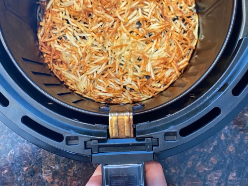 How to Cook Frozen Hash Browns Perfectly in the Air Fryer - Fork To Spoon