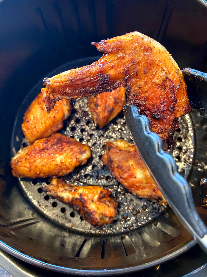 Air Fryer Frozen Chicken Wings - Chef Lola's Kitchen