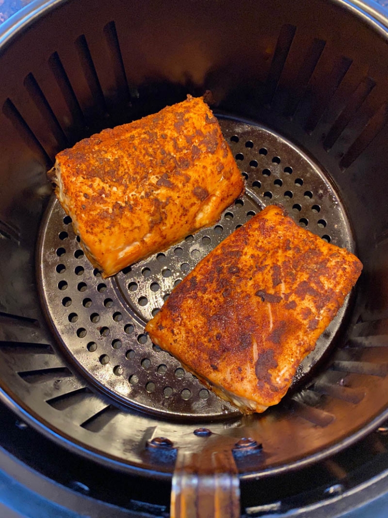 air fryer salmon fillets