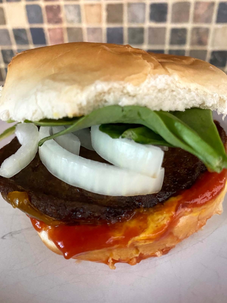 Air Fryer Frozen Turkey Burger (Homemade or Store Bought)