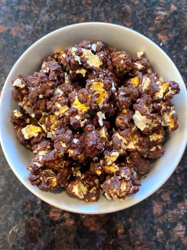 Chocolate popcorn 6