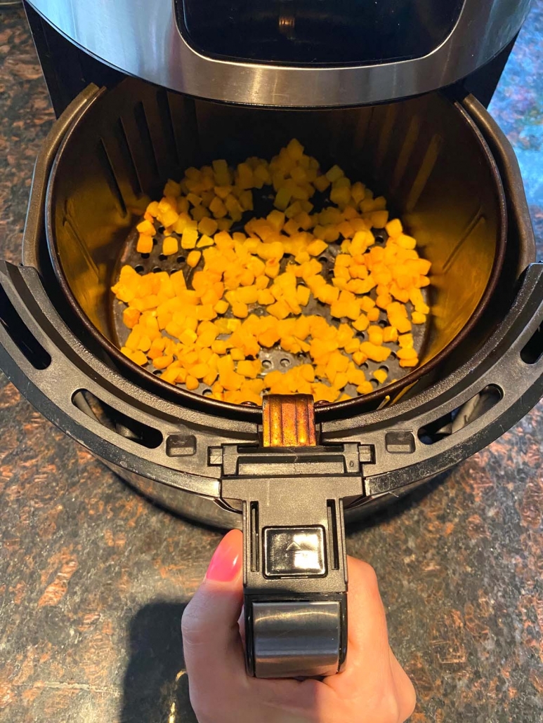 cooking frozen butternut squash in the air fryer