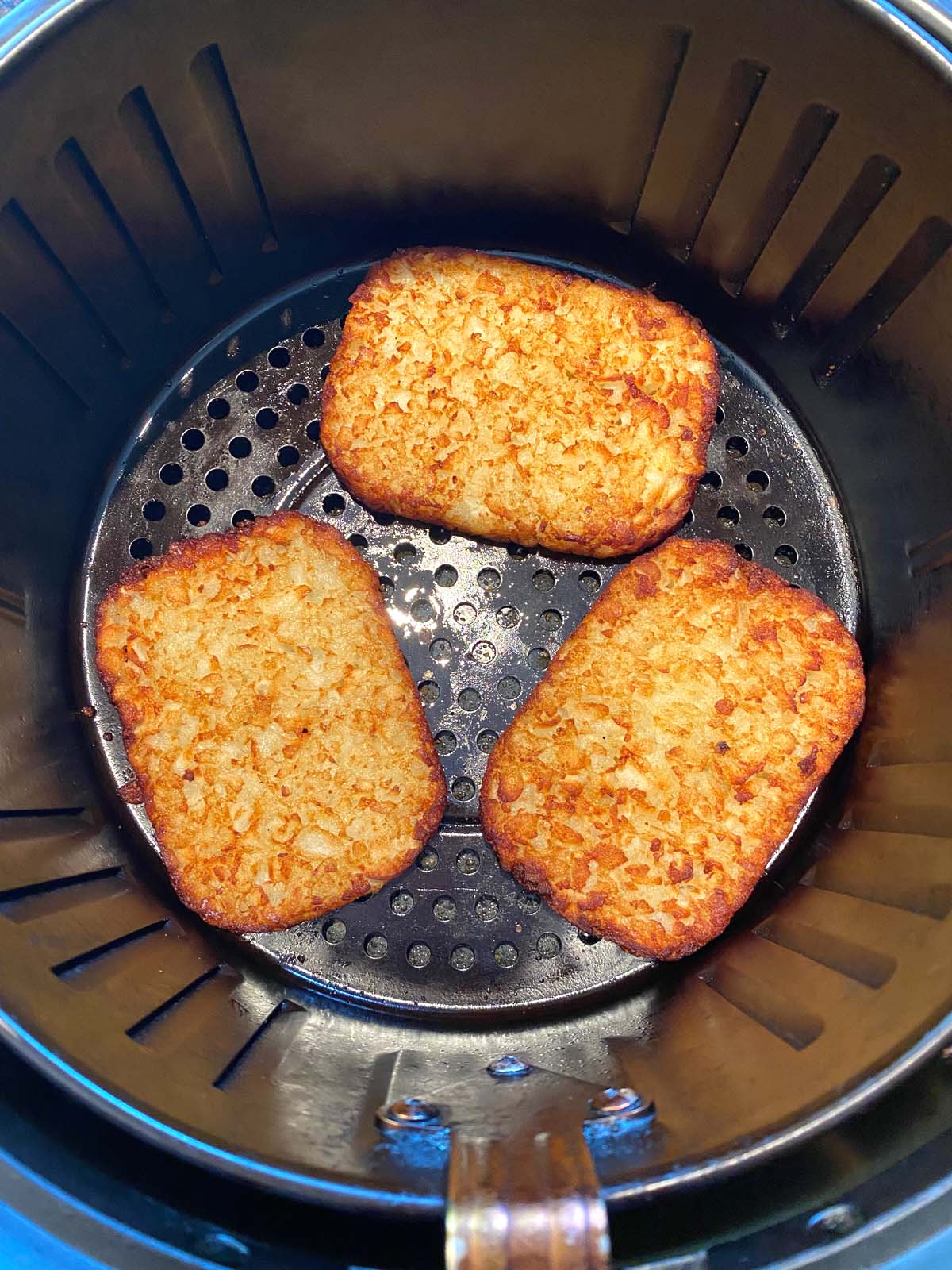 Hash Brown Patties in the Air Fryer - Fork To Spoon