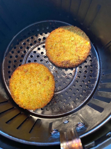 Air Fryer Frozen Veggie Burgers