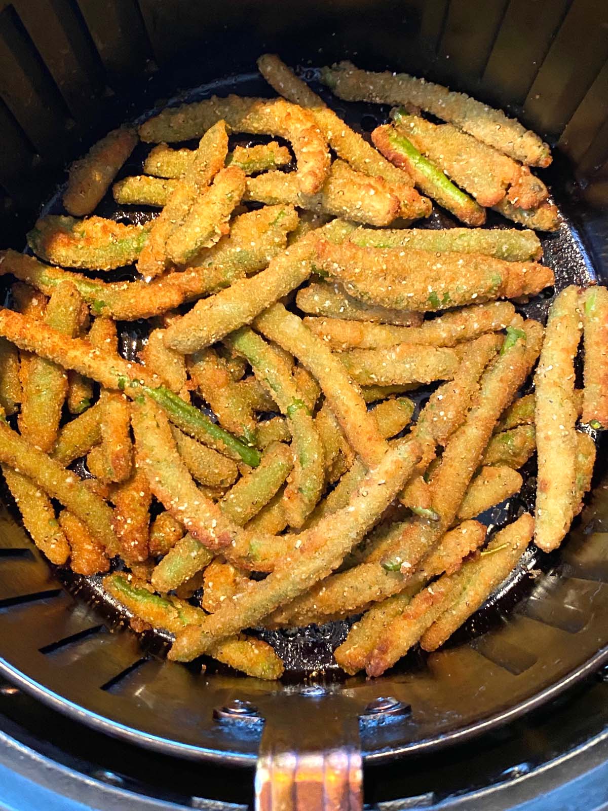 Air Fryer Frozen Green Beans - Dr. Davinah's Eats