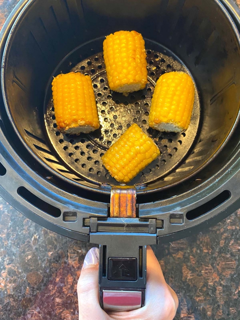 corn on the cob in air fryer basket