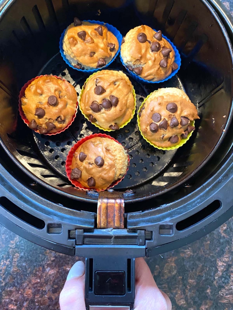 Air Fryer Chocolate Cupcakes - A License To Grill