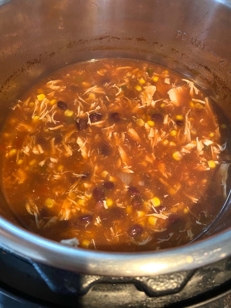 Instant Pot Chicken Tortilla Soup