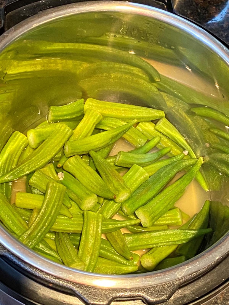 Instant Pot Frozen Okra