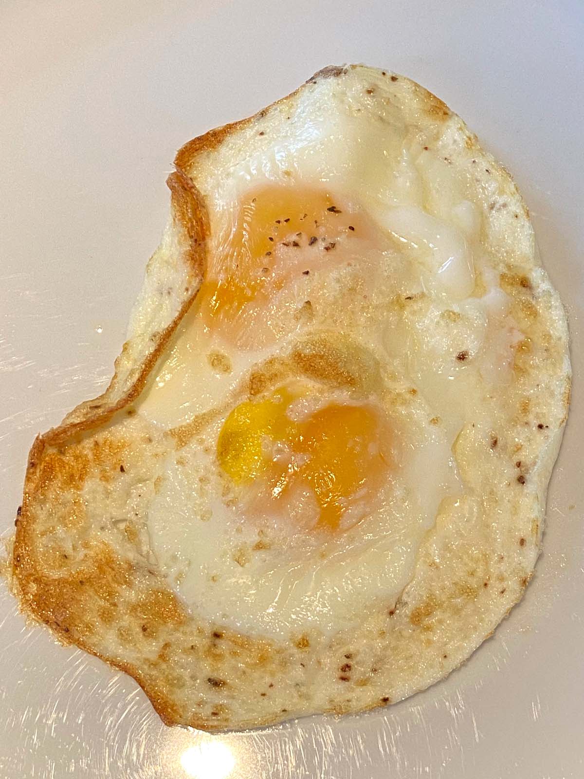 Fried Egg in Air Fryer - Fork To Spoon