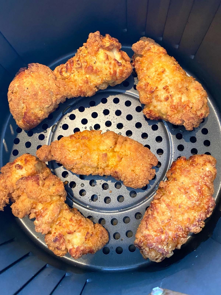 Frozen Boneless Wings In The Air Fryer – Melanie Cooks