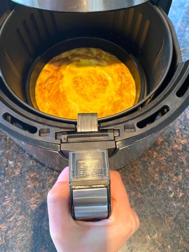 Air Fryer Egg Omelette – Melanie Cooks