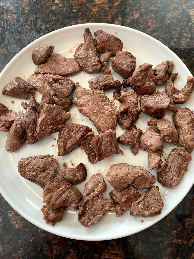 air fryer steak bites (6)