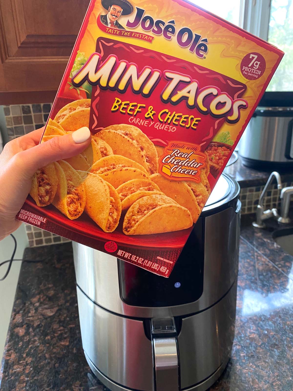 Air Fryer Frozen Mini Tacos – Melanie Cooks