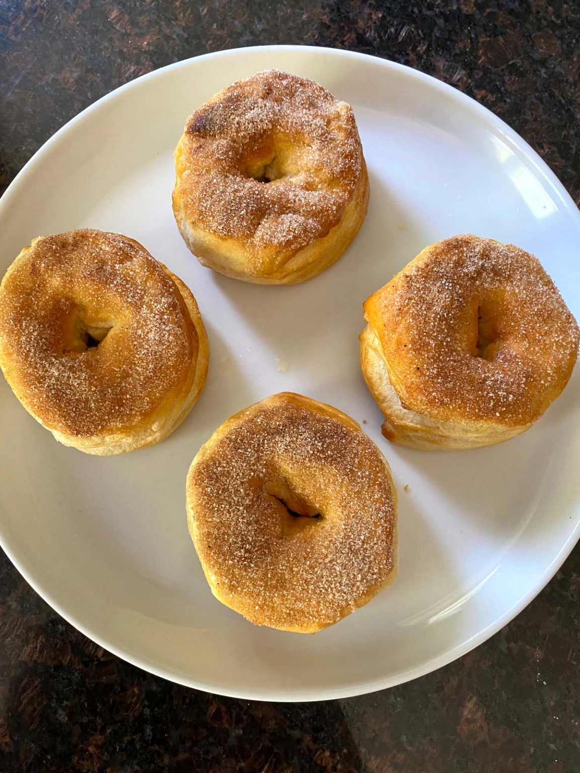 Air Fryer Donuts From Pillsbury Grands Biscuits Melanie Cooks