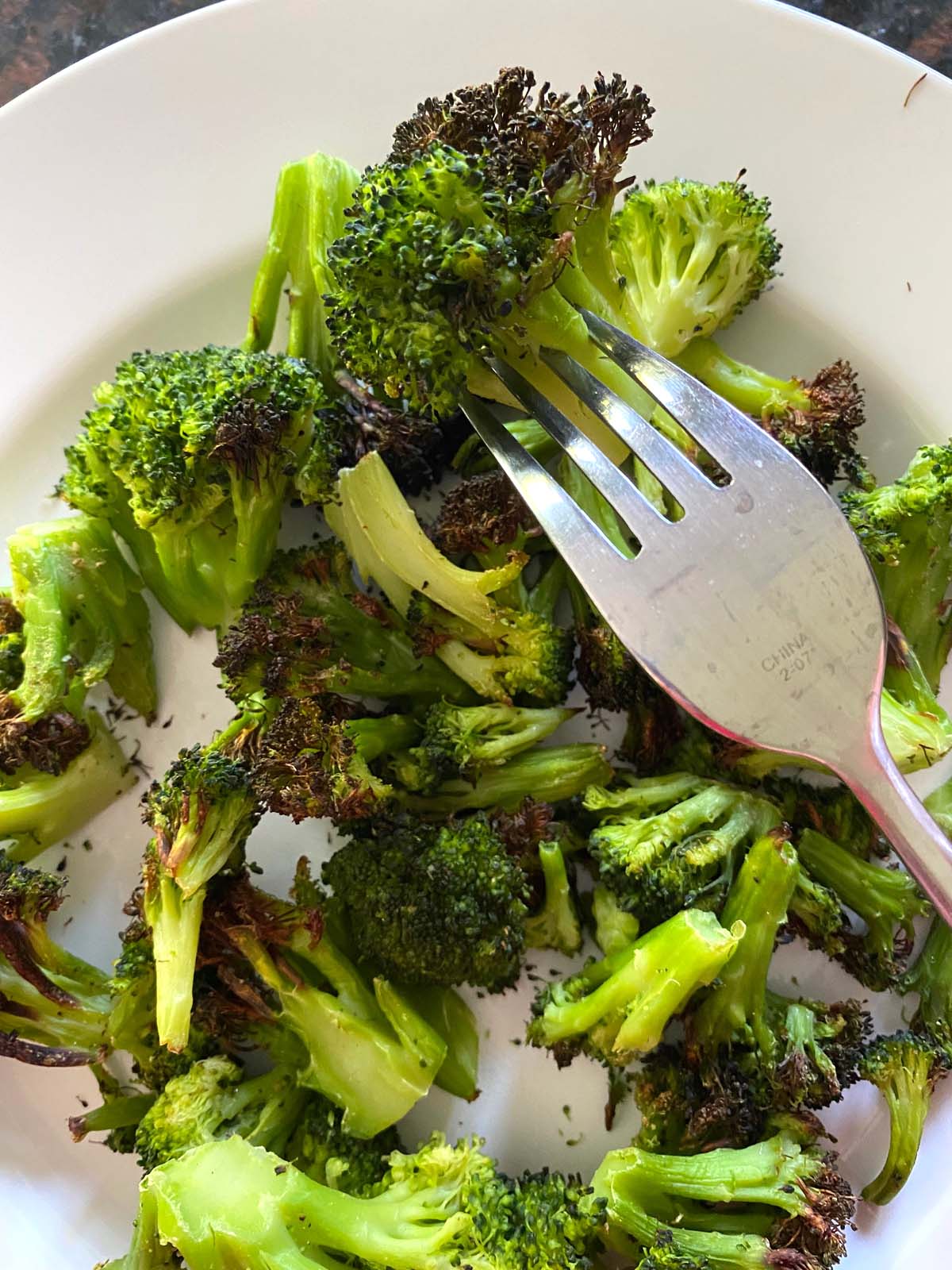 broccoli frozen air fryer