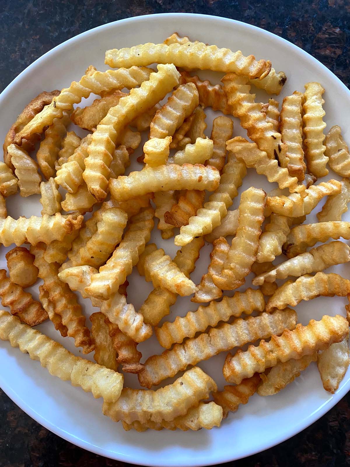 Air Fryer Frozen Crinkle Cut Fries - The Fresh Fig
