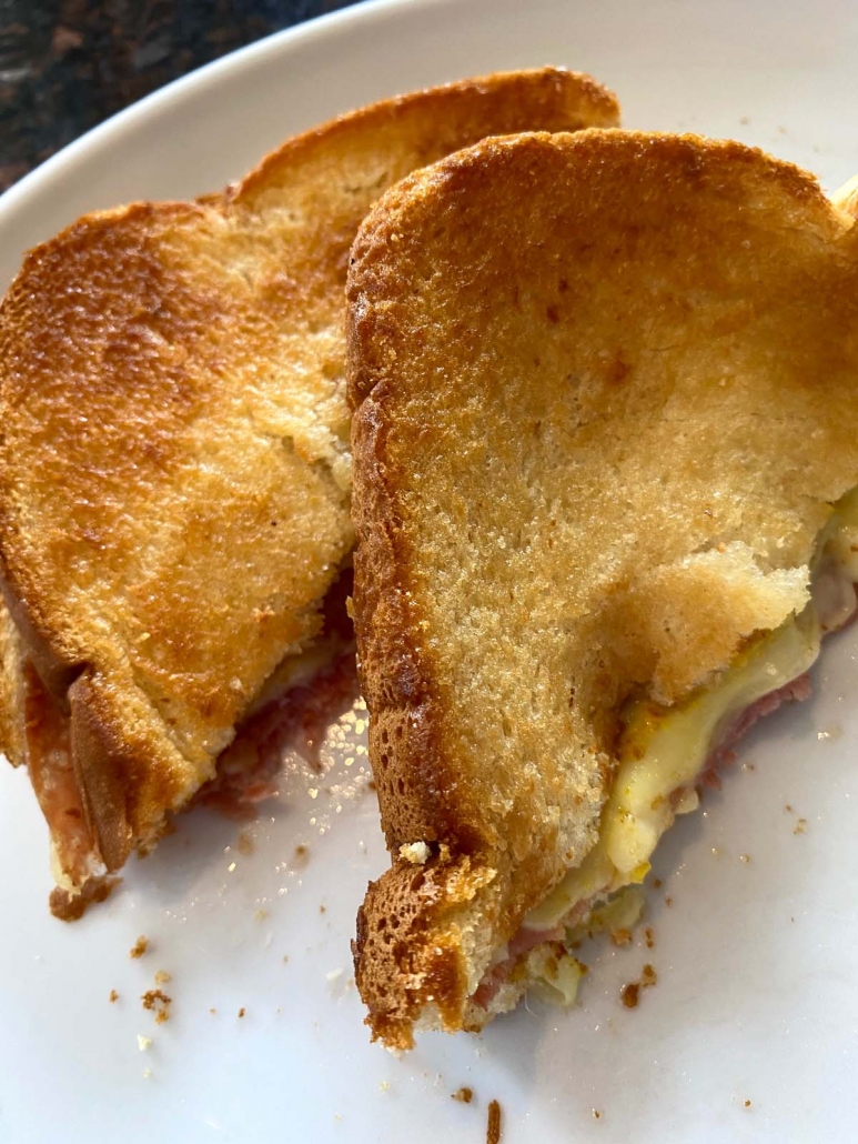 Air Fryer Toasted Sandwich – Melanie Cooks