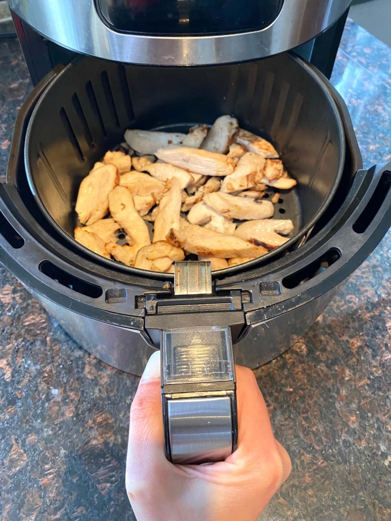 air fryer packaged grilles chicken strips