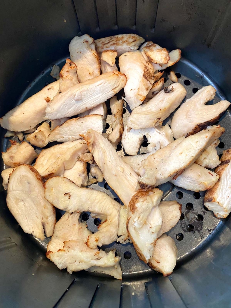 air fryer ready-made chicken strips