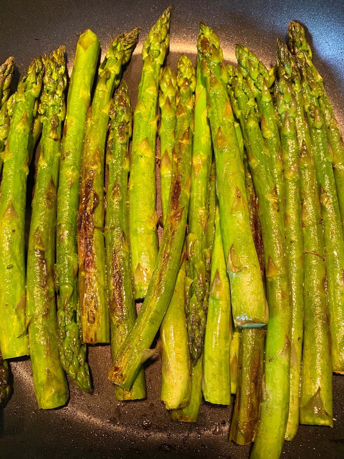 Sauteed Asparagus How To Cook Asparagus In A Skillet On The Stove Melanie Cooks