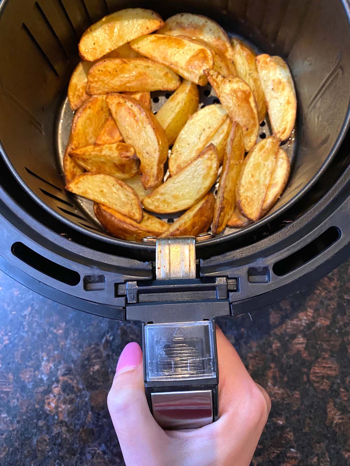 T-Fal Actifry Potato Wedges - Lisa G Cooks