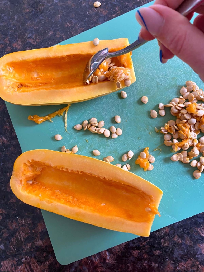 how to cut delicata squash