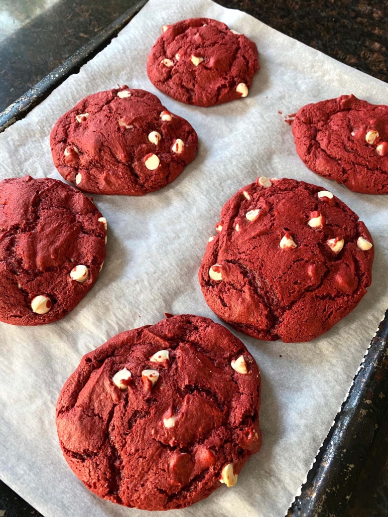 Red Velvet Cake Mix Cookies • Bread Booze Bacon