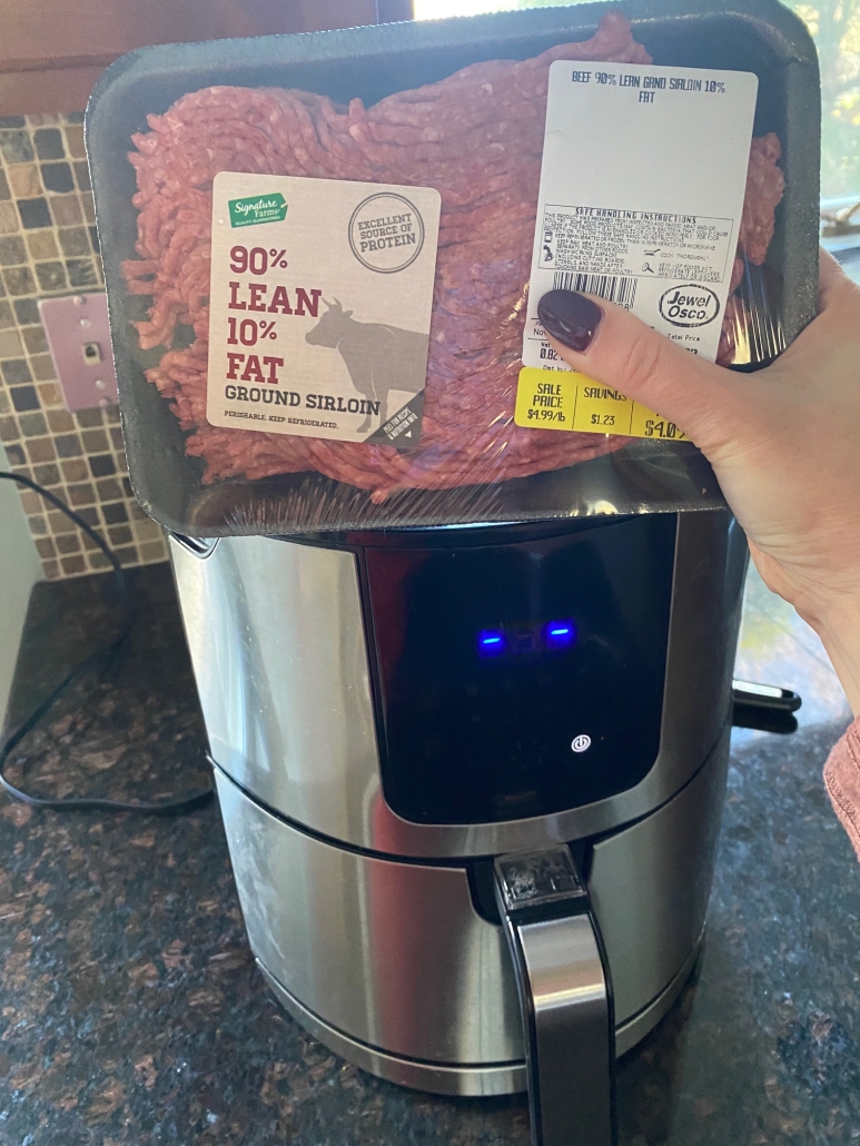 How to Cook Air Fryer Ground Beef - Urban Bliss Life